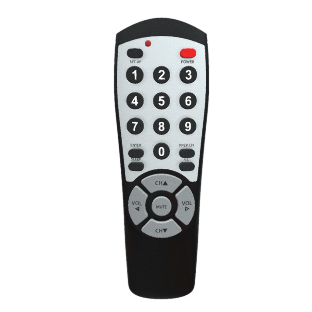 BR100B BrightStar Universal TV Remote Control – Programmable for All TV Brands