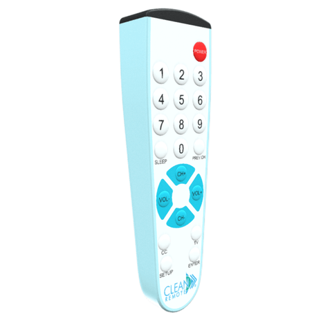 CR2BB Clean Remote – Big Button Universal TV Remote for Hospitality and Healthcare