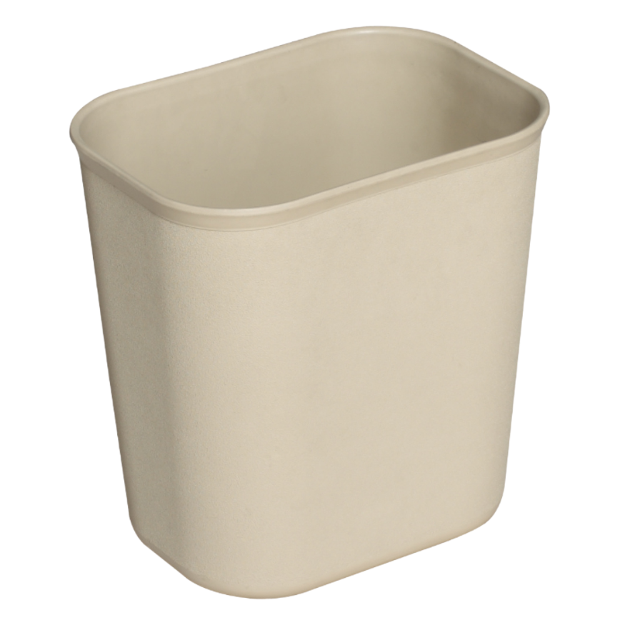 Trash Can, 28 Quart Beige