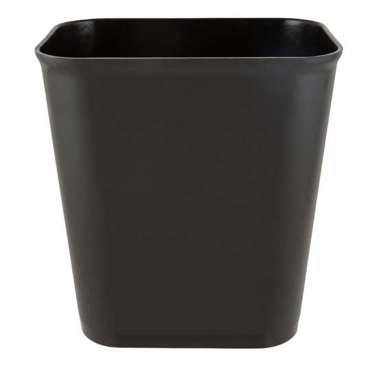 Black Wastebasket – 28qt (14 Gallon), 10" x 15", 10/Case