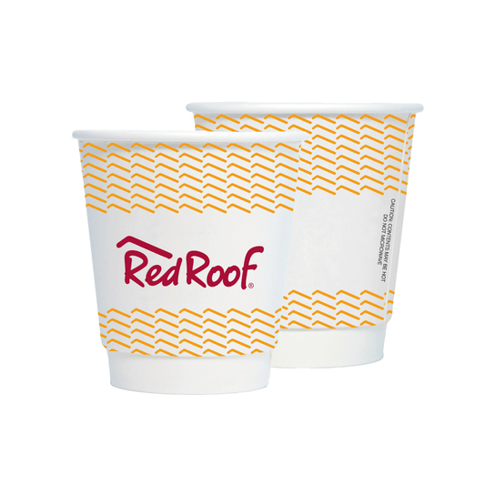 Double Wall Aqueous Cup - 9oz - Unwrapped - Red Roof Inn