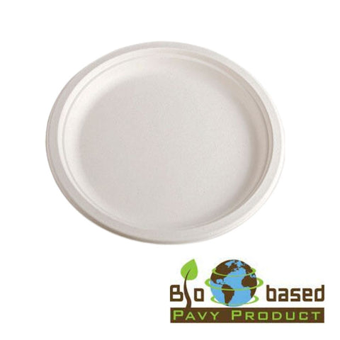 9" Plate, Biodegradable