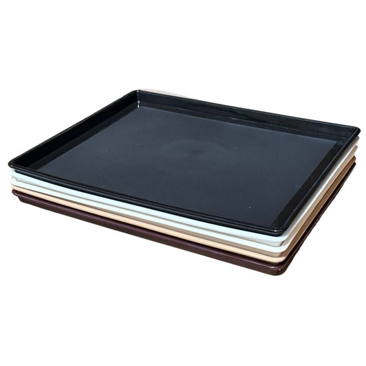 Black Heat-Resistant Coffee Tray – 10.5" x 12.5", 24/Case