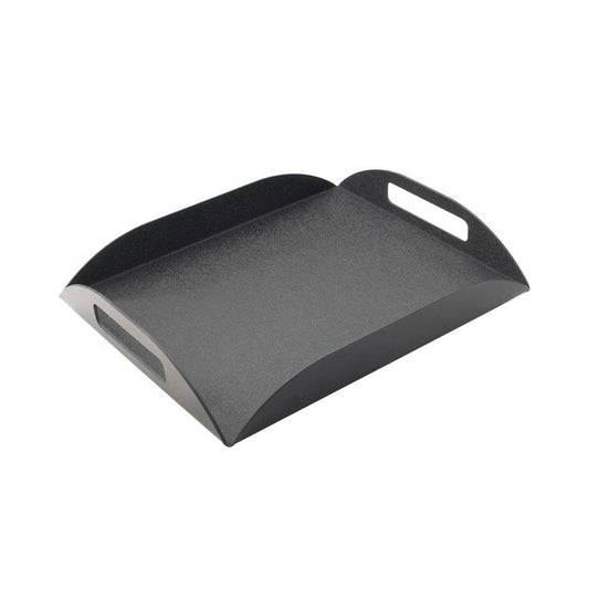 Black Coffee Service Tray with Handle – 11" x 14", 12/Case