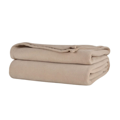 Fleece 66 x 90 Twin Tan Color