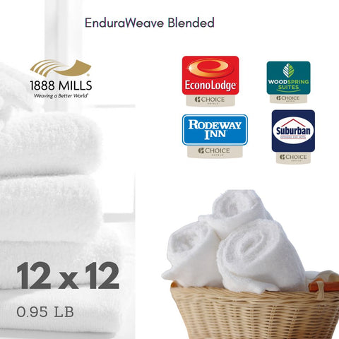 Choice Towels, Endura Weave, 112x12 0.95lb Wash Cloth