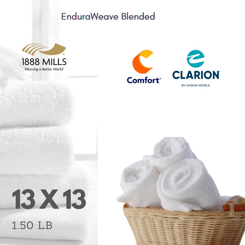 Choice Towels, Endura Weave, 13x13 1.5lbs Wash Cloth