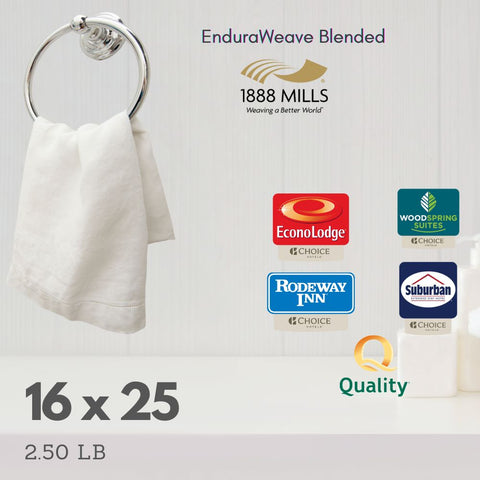 Choice Towels, Endura Weave, 16x25 2.5lbs Hand Towel