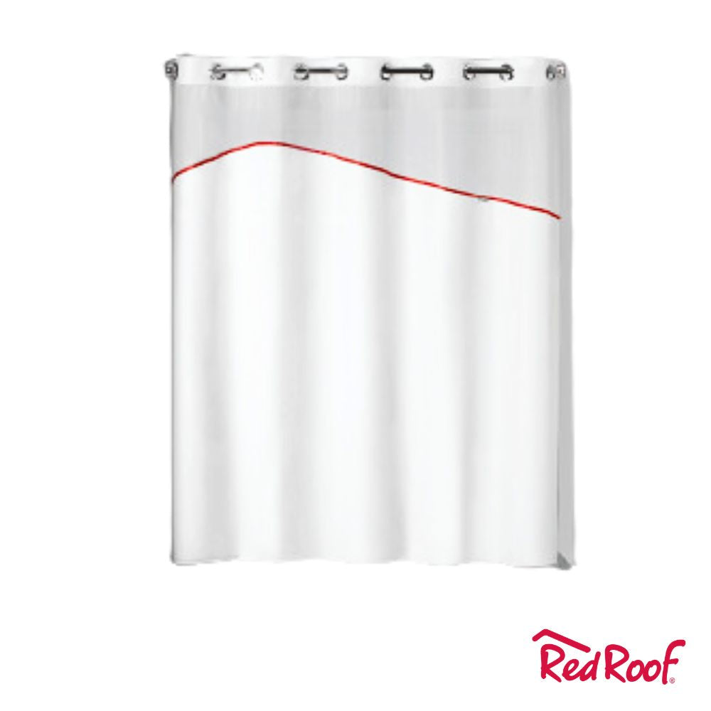 Red Roof Shower Curtain 71x77